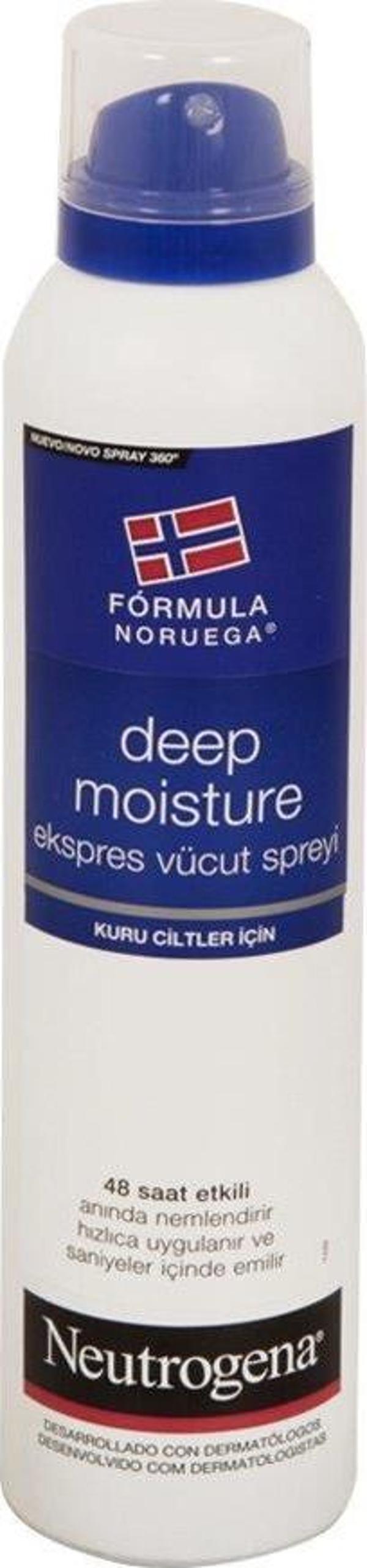 Neutrogena Deep Moisture Ekspress Vücut Spreyi 200ML - Image 1