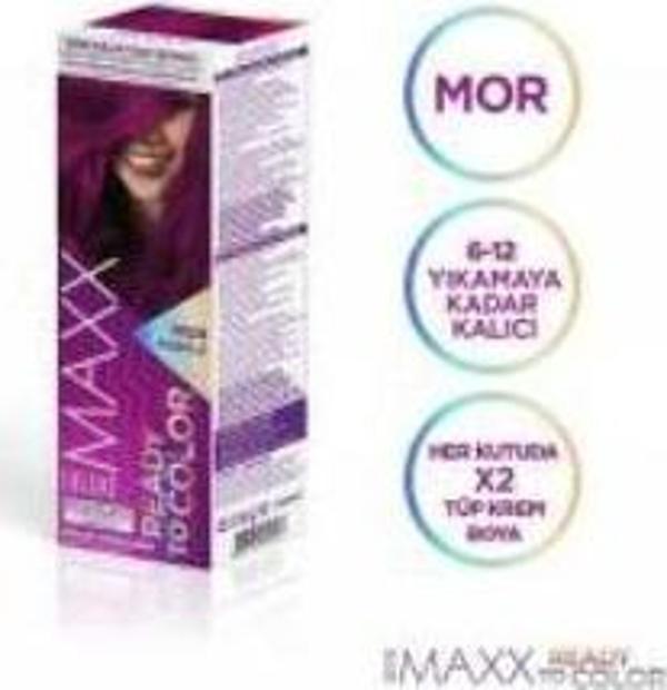 Maxx Deluxe Yarı Kalıcı Mix Boya Mor - Image 1