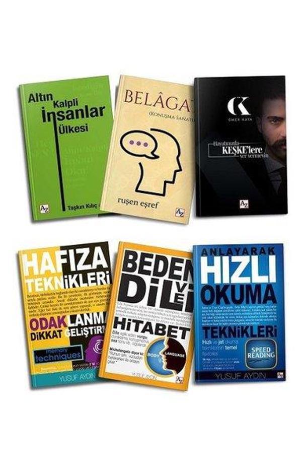 Kişisel Gelişim Seti - 6 Kitap Takım - Az Kitap - Image 1
