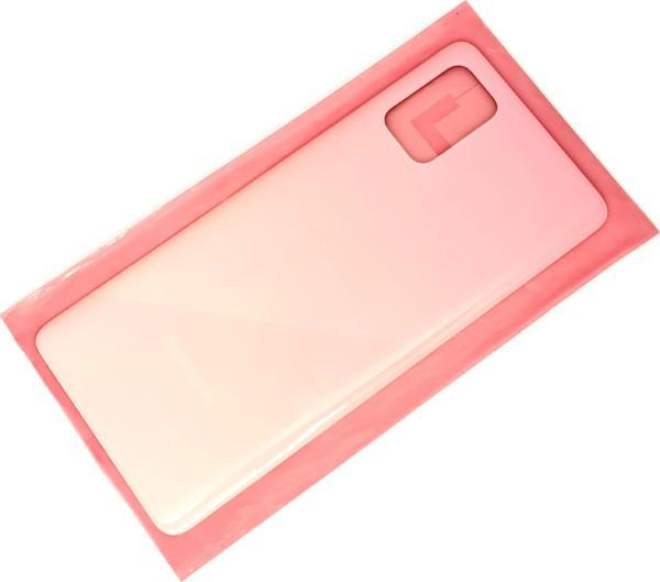 Tkgz Samsung Galaxy A71 A715 Arka Pil Batarya Kapağı PEMBE - Image 1
