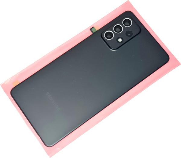 Tkgz Samsung Galaxy A72 A725 Arka Pil Batarya Kapağı (FULL Kamera Lensli) SİYAH - Image 1