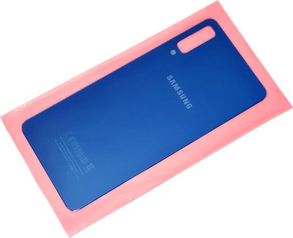 Tkgz Samsung Galaxy A7 A750 Arka Pil Batarya Kapağı (CAM) MAVİ - Image 1