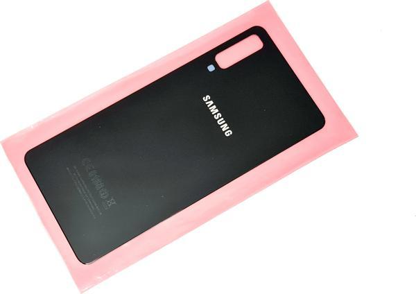 Tkgz Samsung Galaxy A7 A750 Arka Pil Batarya Kapağı (CAM) SİYAH - Image 1