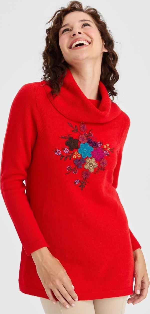 Desen Kadın Kazak 23223157 - Image 1