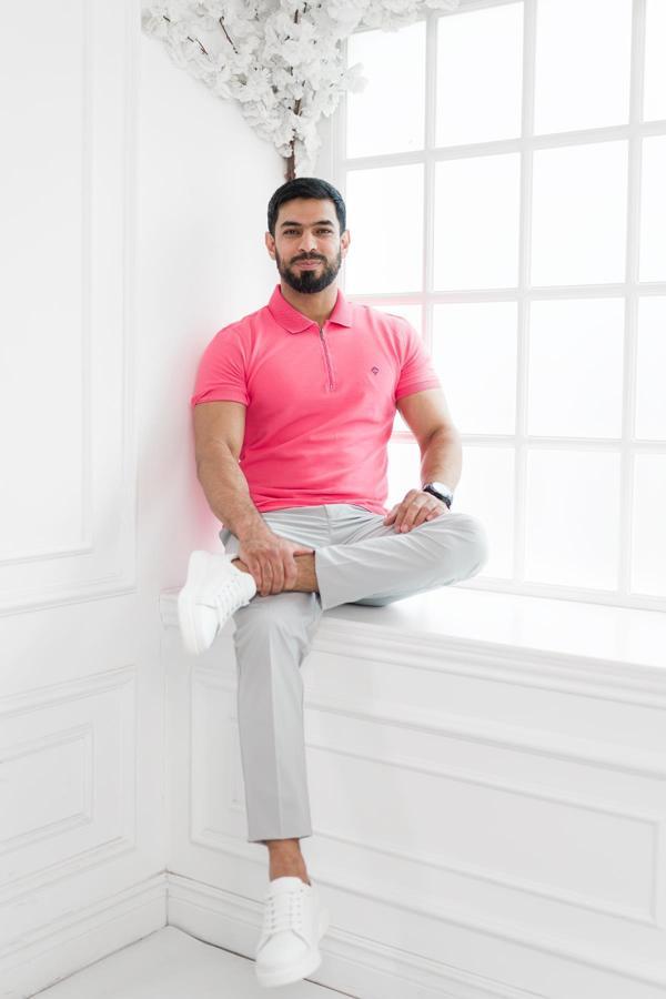 Paul Martin Fermuarlı Polo Yaka %100 Pamuk Regular Fit T-shirt - Image 1