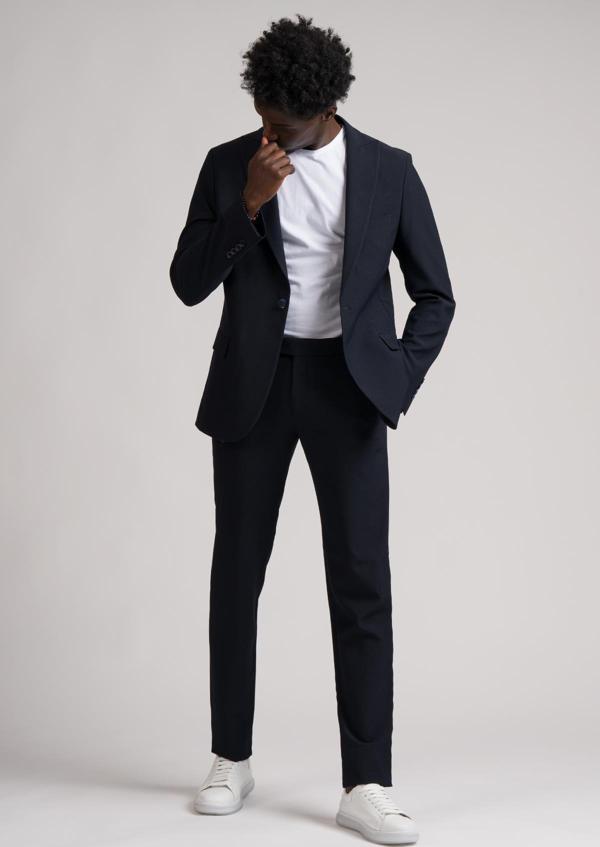 Adimo Slimfit Sivri Yaka Yarım Astarlı Çift Yırtmaçlı Likralı Jogger Takım Elbise - Image 1