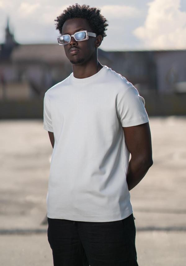 Bisiklet Yaka %100 Pamuklu Basic Oversize (Geniş Model) T-shirt - Image 1