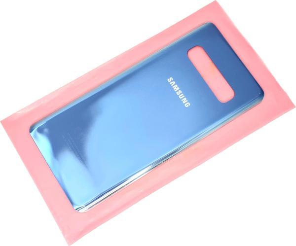 Tkgz Samsung Galaxy S10 Arka Pil Batarya Kapağı (CAM) MAVİ - Image 1