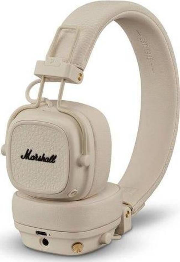 Marshall Major V Kulak Üstü Bluetooth Kulaklık Krem - Image 1