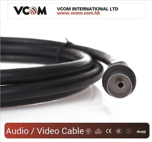 Vcom CV602-B 10mt Analog Siyah Tv Uzatma - Image 1