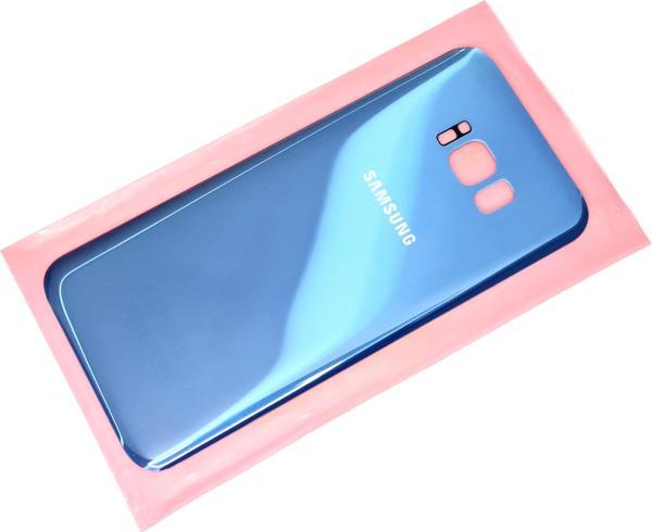 Tkgz Samsung Galaxy S8 PLUS Arka Pil Batarya Kapağı (CAM) MAVİ - Image 1