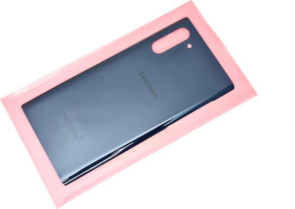 Tkgz Samsung Galaxy NOTE 10 Arka Pil Batarya Kapağı (CAM) SİYAH - Image 1