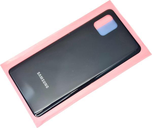 Tkgz Samsung Galaxy NOTE 10 LİTE Arka Pil Batarya Kapağı (CAM) SİYAH - Image 1