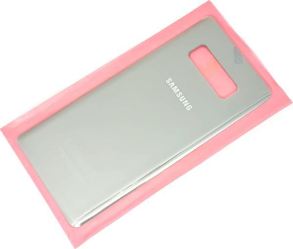 Tkgz Samsung Galaxy NOTE 8 Arka Pil Batarya Kapağı (CAM) GRİ - Image 1