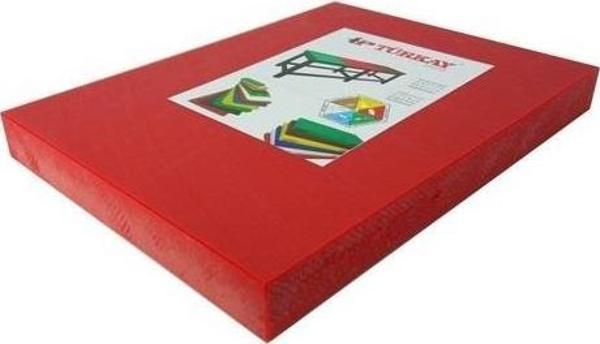 Türkay Polietilen Kesme Tahtası Kırmızı 60x40x4cm - Image 1