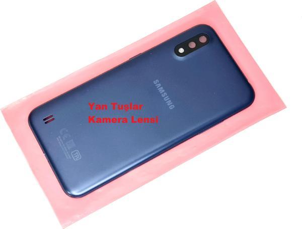 Tkgz Samsung Galaxy A01 Kasa Arka Pil Batarya Kapağı MAVİ - Image 1