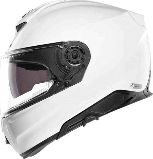 Schuberth S3 Glossy White Kapalı Motosiklet Kaskı - Image 1
