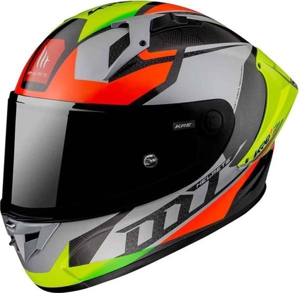 Mt Kre Carbon Project Tile D2 Full Face Motosiklet Kaskı - Image 1