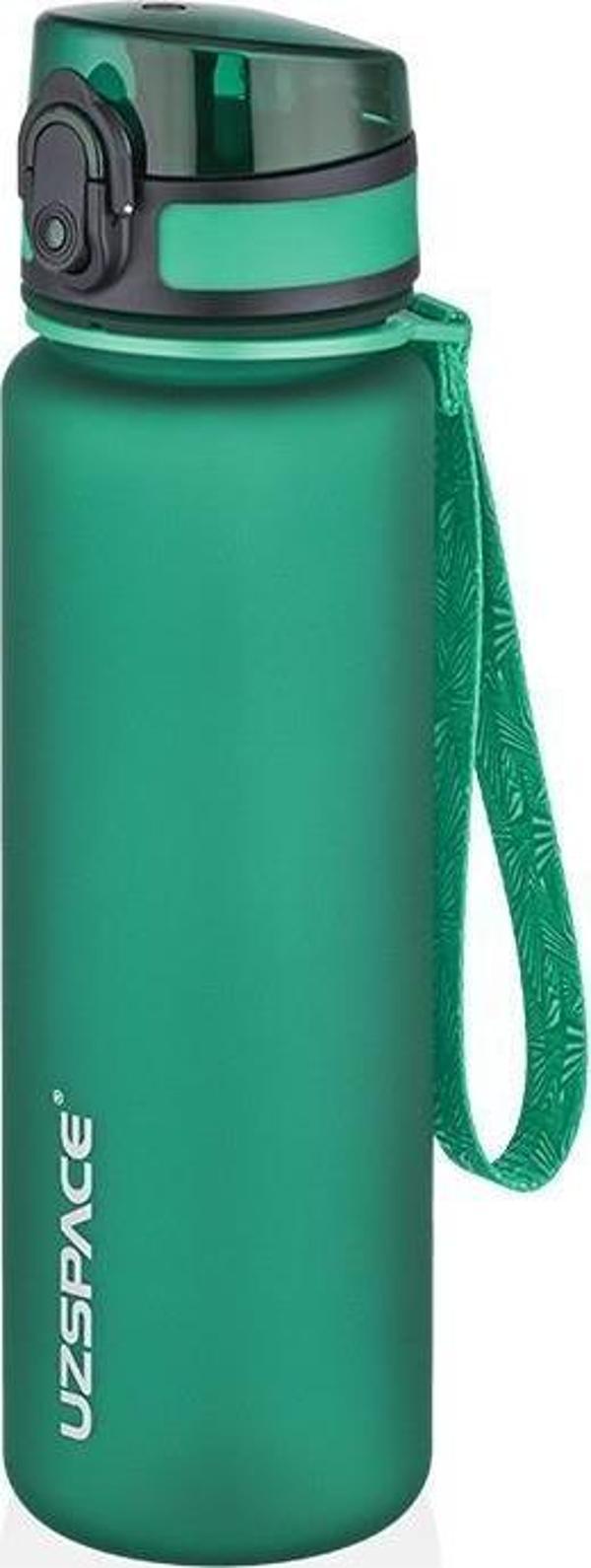 Uzspace Vagonlife 3026 500 ml Koyu Yeşil Tritan Matara - Image 1