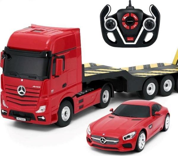 1:26 Uzaktan Kumandalı Araba Mercedes-Benz Actros 1:24 Mercedes-AMG GT Araç Dahil 2.4 Ghz Usb Işıklı - Image 1