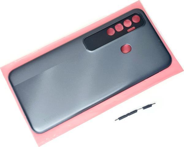 Tkgz Tecno Spark 7 Pro (KF8) KASA Arka Pil Batarya Kapağı FÜME - Image 1