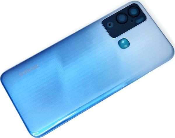 Tkgz İnfinix Hot 12i KASA Arka Pil Batarya Kapağı MAVİ - Image 1