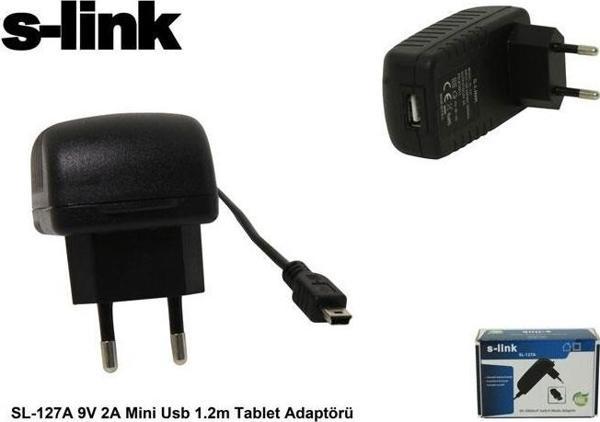 S-link SL-127A 9v 2a Mini Usb Tablet Adaptörü - Image 1