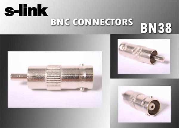S-link SL-BN38 Bnc F To Rac m 10lu Paket Konnektör - Image 1