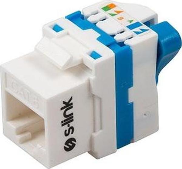 S-link SL-KS75 180 Derece UTP CAT6 Kestone Jack3U 90 Der - Image 1