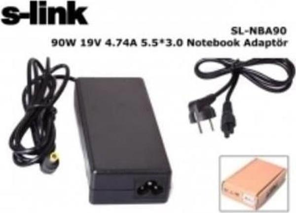S-link SL-NBA90 90W 19V 4.74A 5.5-3.0 Samsung Notebook Bataryası - Image 1