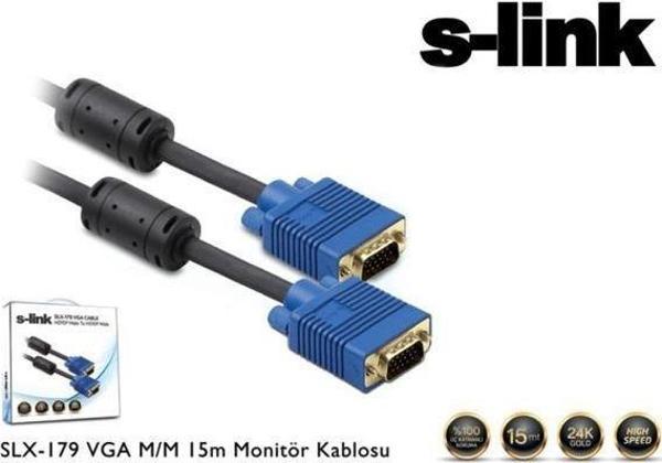S-link SLX-179 Vga m-m 15m Monitör Kablosu - Image 1