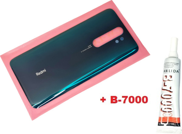Tkgz Xiaomi Redmi Note 8 PRO Arka Pil Batarya Kapağı (CAM+B-7000) YEŞİL - Image 1