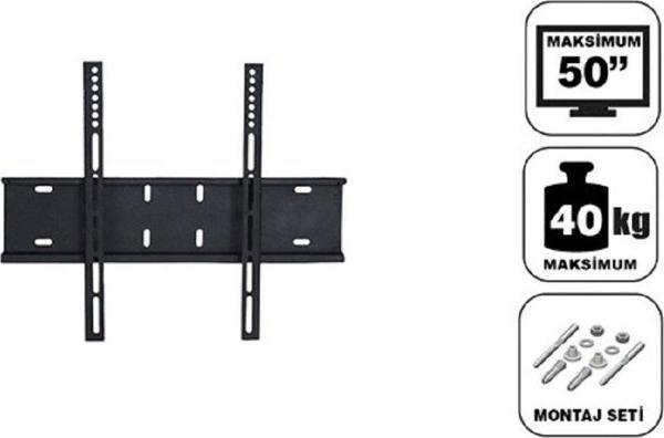 Achill 32''-50'' - 127 Ekran  Sabit Tv Askı Aparatı Tüm Tv 'ler İçin - Su Terazili - Image 1