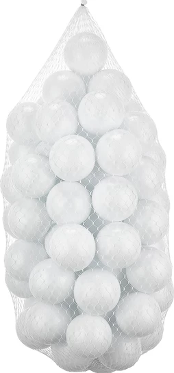 Babyplay Oyun Havuzu Topu 6 Cm 66'lı - Oyun Havuz Topları - Havuz Topu - Beyaz - Image 1