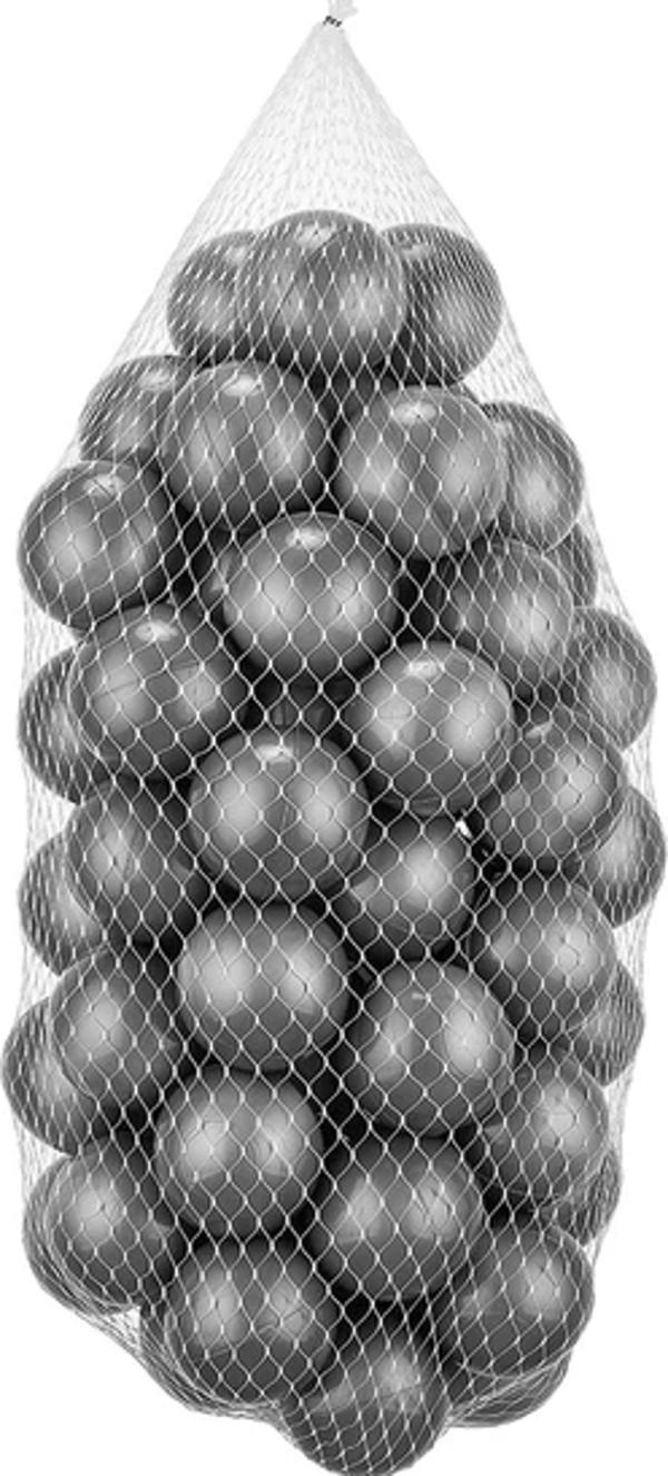 Babyplay Oyun Havuzu Topu 6 Cm 66'lı - Oyun Havuz Topları - Havuz Topu - Gri - Image 1