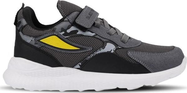 Slazenger KASHI KTN Erkek Çocuk Sneaker Ayakkabı Koyu Gri - Image 1