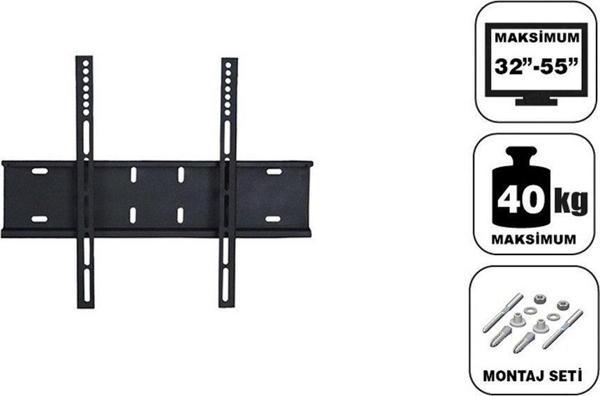 Teif 20040033 32''- 55'' / 140 Ekran Sabit A Plus Duvar Askı Aparatı - Led, Lcd, Tv Askı Aparatı - Image 1