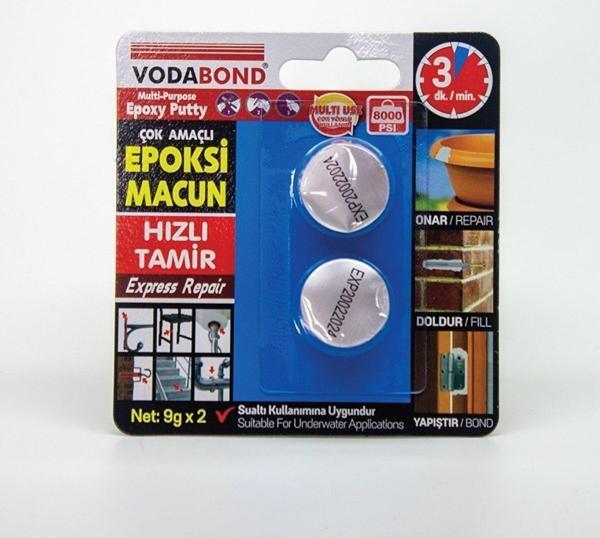 Vodaband 9GrX2 Epoksi Macun Hızlı Tamir Süper Yapıştırıcı Su Altı Kullanıma Uygundur - Image 1