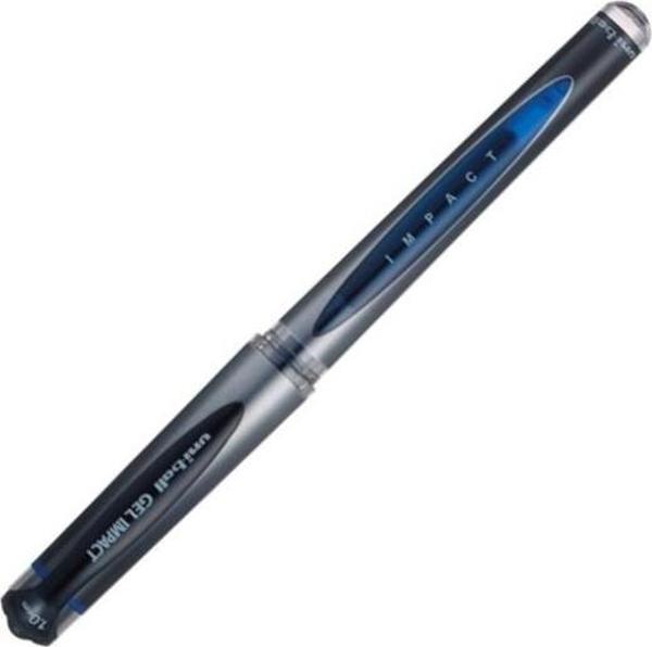 UNI IMZA KALEMI GEL IMPACT UM-153S 1.0 MAVI  - (12 Adet) - Image 1