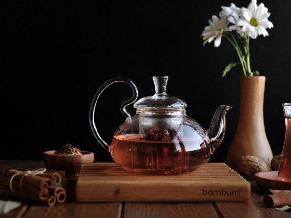 Bambum Jasmine Süzgeçli Demlik 400 ml T1616 - Image 1