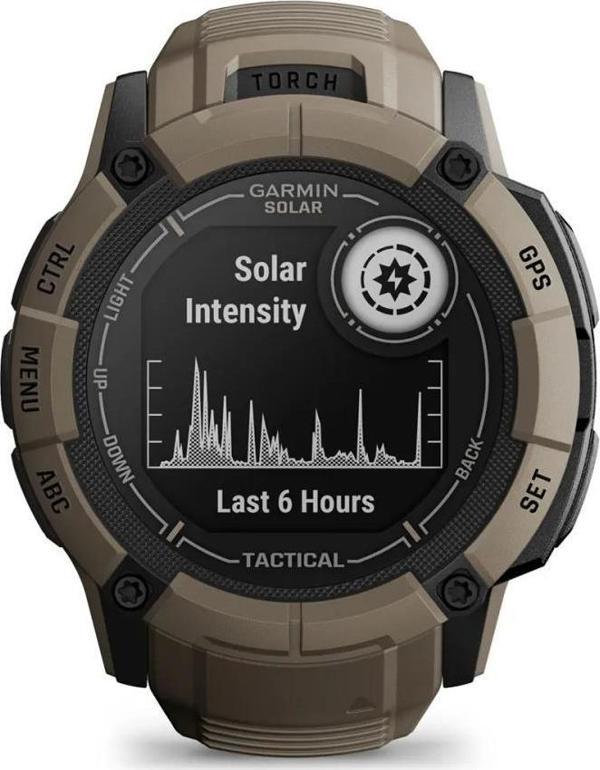 Garmin Instinct 2X Solar Tactical Coyote Tan Multisport Akıllı Saat - Image 1