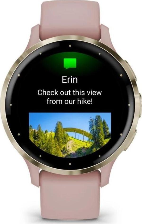 Garmin Venu 3S Soft Gold | Pembe Kayışlı - Image 1
