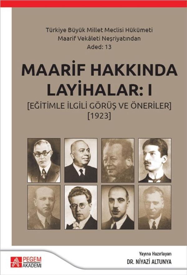 Maaarif Hakkında Layihalar: 1 - Pegem Akademi Yayıncılık - Image 1