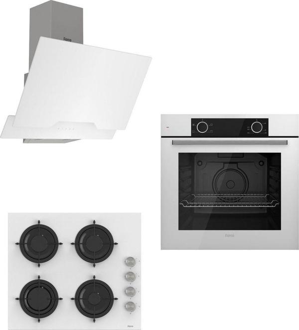 Ferre Pure Cs Serisi Beyaz Ankastre Set ( D064 - Cs206 - Xe61cb ) - Image 1