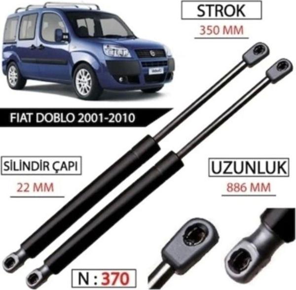 Wöbermann Fiat Doblo Bagaj Amortisörü Takım Sağ Sol 2001-2009 - Image 1