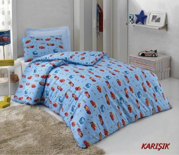 FREETEKS  57 TEL RANFORSE %100 PAMUK TEK KİŞİLİK NEVRESİM TAKIMI LÜKS KUTULU - Image 1