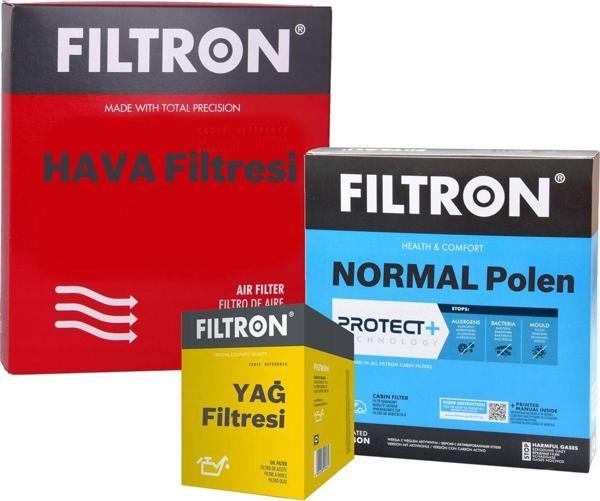 Filtron Volvo S40 1.6 Dizel Filtre Bakım Seti 2007-2012 3F Hava-Yağ-Normal Polen - Image 1