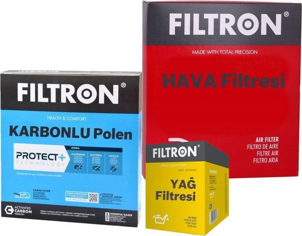 Filtron Skoda Yeti 1.6 Tdi Dizel Filtre Bakım Seti 2012-2015 3Fk Hava-Yağ-Karbonlu Polen - Image 1