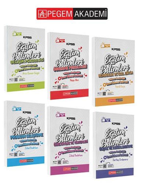 KPSS Eğitim Bilimleri Ders İzleme Defteri Seti (6.Kitap) - Pegem Akademi Yayıncılık - Image 1