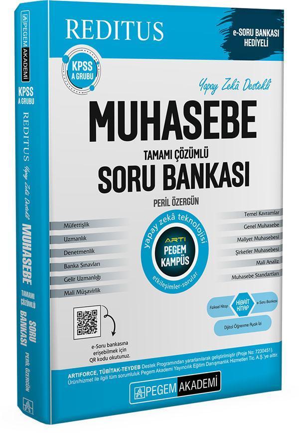 KPSS A Grubu Muhasebe Tamamı Çözümlü Soru Bankası - Pegem Akademi Yayıncılık - Image 1